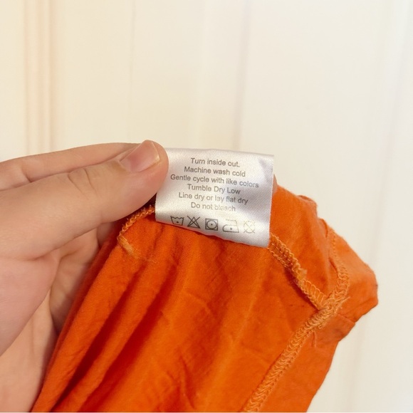 Merino Tech Merino Wool Baselayer Long Sleeve Top Large Outdoor Hiking Orange - Picture 5 of 6